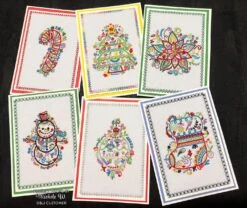 Christmas Doodles -Embroidery Designs Shop 2023 dbjj2105 customer michele woolsey christmas doodles greeting cards copy