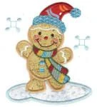 Merry Christmas Ginger Applique