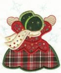 Sunbonnet Belles Christmas Applique