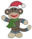 Christmas Sock Monkeys Filled