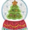 Snowglobes Christmas Applique