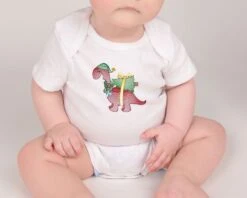 Christmas Dinosaurs 1 -Embroidery Designs Shop christmas dinosaurs 1 onesie
