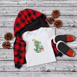 Christmas Dinosaurs 1 -Embroidery Designs Shop christmas dinosaurs 1 shirt