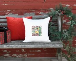Christmas Subway Art -Embroidery Designs Shop christmas subway art pillow