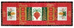 ITH Christmas Table Runner 1 5 ITH Christmas Table Runner 1 -Embroidery Designs Shop christmas table runner finished 1
