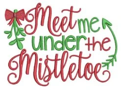 Christmas Word Art Set 3 4x4 Hoop Only