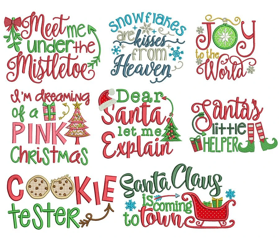 Christmas Word Art Set 3 2 Christmas Word Art Set 3 - Image 2