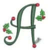 Curly Christmas Alphabet