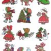 Merry Christmas Sunbonnet Sue Filled