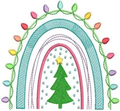 Boho Christmas Rainbows