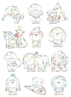 Christmas Cuties Kids Vintage
