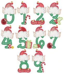 Christmas Elf Numbers