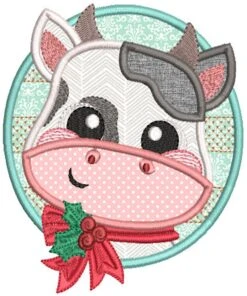 Christmas Farm Animals Applique
