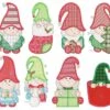 Christmas Gnomes Applique 1
