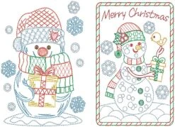 Christmas Greeting Cards Set 4