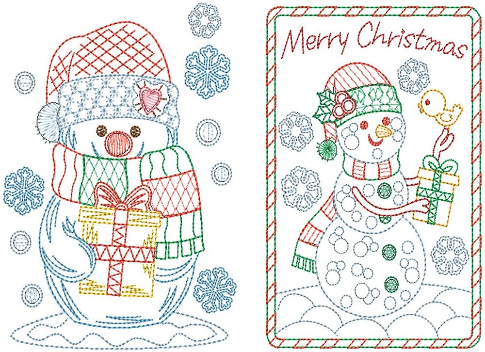 Christmas Greeting Cards Set 4 1 Christmas Greeting Cards Set 4