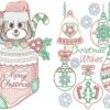 Christmas Greeting Cards Set 1