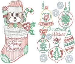 Christmas Greeting Cards Set 1