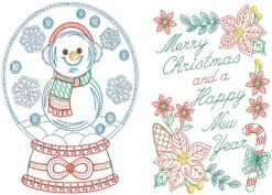 Christmas Greeting Cards Set 6 -Embroidery Designs Shop dbjjchristmasgreetingcardsset6 base 1