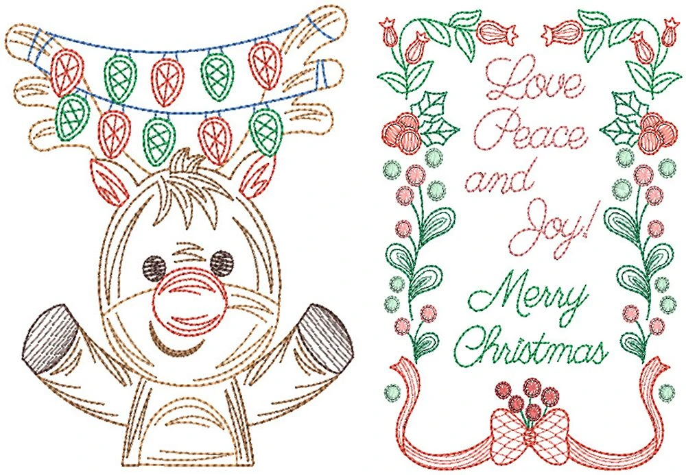 Christmas Greeting Cards Set 7 3 Christmas Greeting Cards Set 7 - Image 3