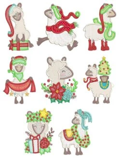 Christmas Llamas
