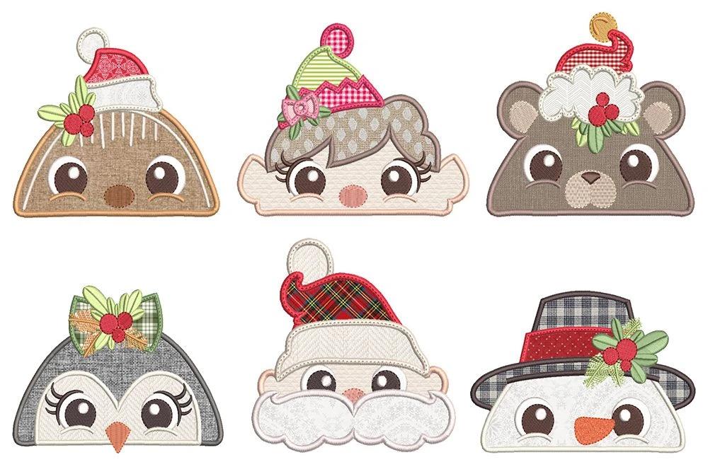 Christmas Peeker Toppers 3 2 Christmas Peeker Toppers 3 - Image 2