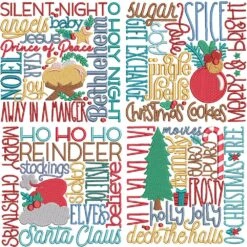 Christmas Subway Art