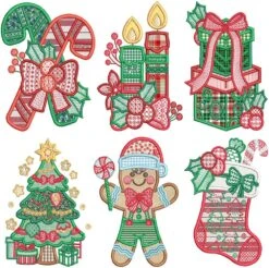 Festive Christmas Applique