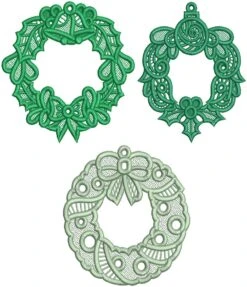 Free Standing Lace Christmas Wreaths -Embroidery Designs Shop dbjjfslchristmaswreaths base