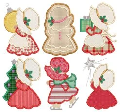 Sunbonnet Sue Returns Christmas Applique