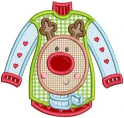 Ugly Christmas Sweaters Applique
