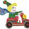 Christmas On Wheels Applique