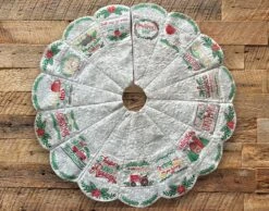 ITH Farmhouse Christmas Tree Skirt 18 ITH Farmhouse Christmas Tree Skirt -Embroidery Designs Shop farmhouse tree skirt margie