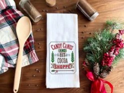 Farm Fresh Christmas 21 -Embroidery Designs Shop ff christmas 21 tea towel