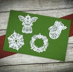 Free Standing Lace Christmas 2