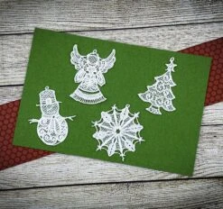 Free Standing Lace Christmas 3