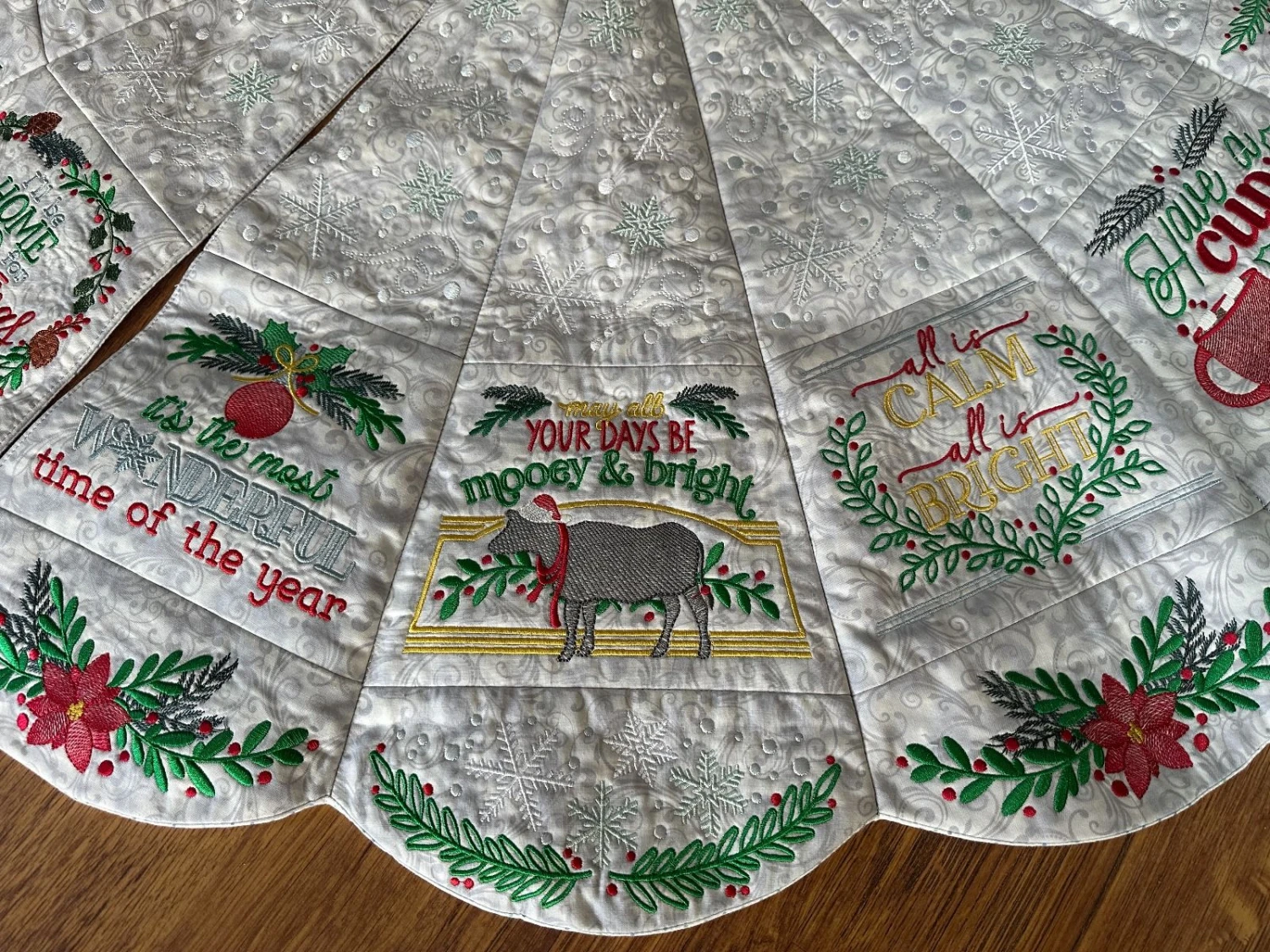 ITH Farmhouse Christmas Tree Skirt 13 ITH Farmhouse Christmas Tree Skirt - Image 13