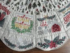 ITH Farmhouse Christmas Tree Skirt 22 ITH Farmhouse Christmas Tree Skirt -Embroidery Designs Shop photo jun 13 2023 9 33 35 am