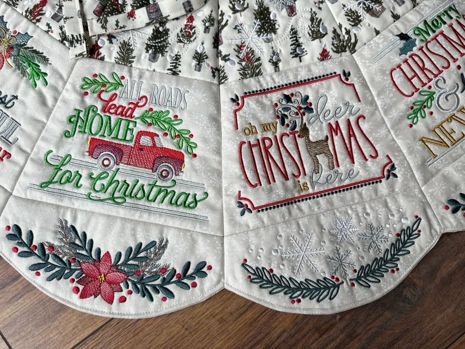 ITH Farmhouse Christmas Tree Skirt 10 ITH Farmhouse Christmas Tree Skirt - Image 10