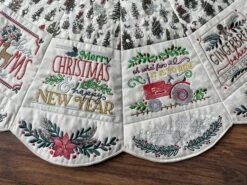 ITH Farmhouse Christmas Tree Skirt 26 ITH Farmhouse Christmas Tree Skirt -Embroidery Designs Shop photo jun 13 2023 9 33 59 am