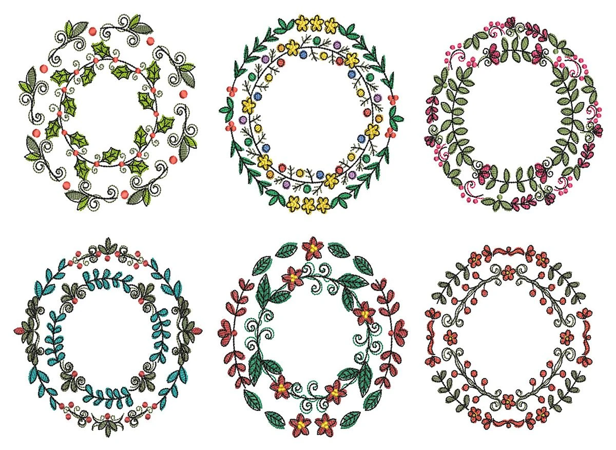 Sketch Christmas Wreaths 2 Sketch Christmas Wreaths - Image 2