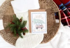 Christmas Greeting Cards 21 6 Christmas Greeting Cards 21 -Embroidery Designs Shop smart car tree card