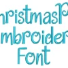 Christmas Pie Embroidery Font